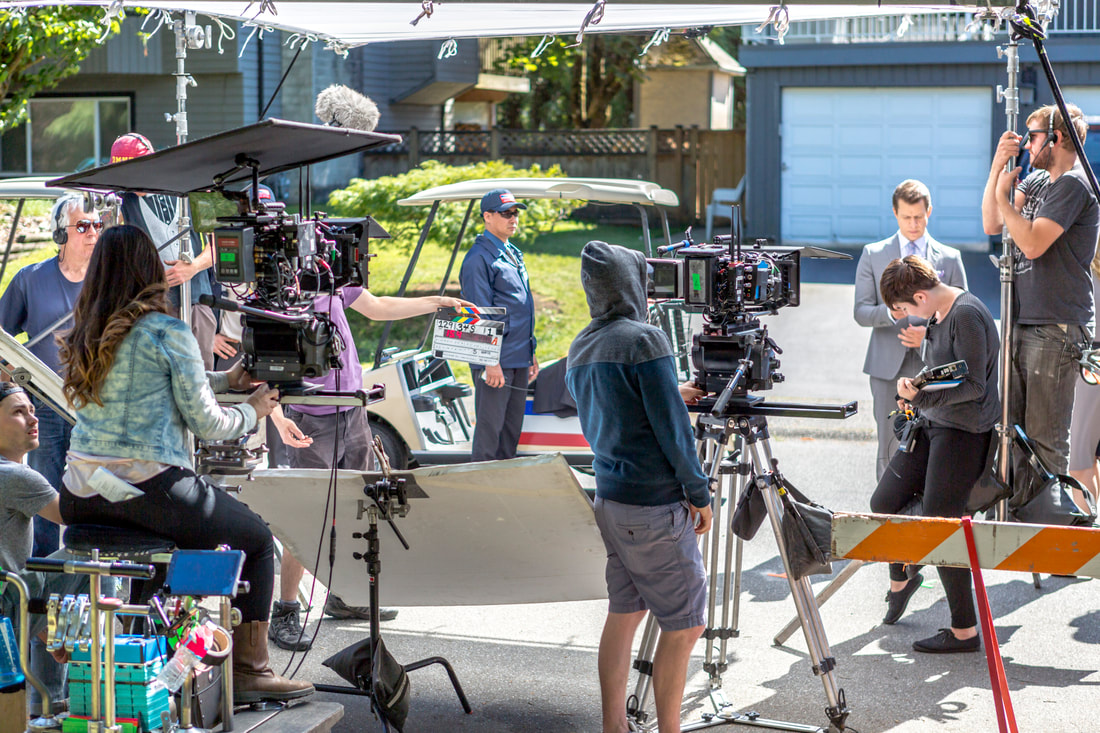 Signed sealed delivered cast and crew filming signed sealed delivered one in a million for Hallmark