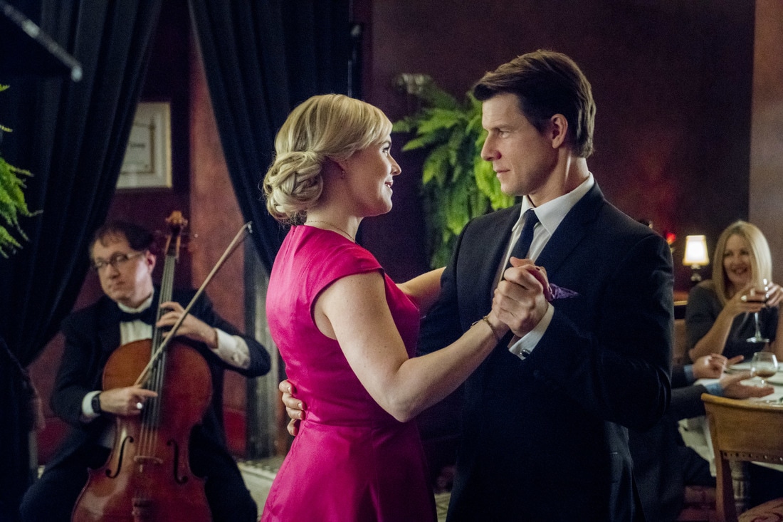 Kristin Booth and Eric Mabius in Signed, Sealed, Delivered: From The Heart