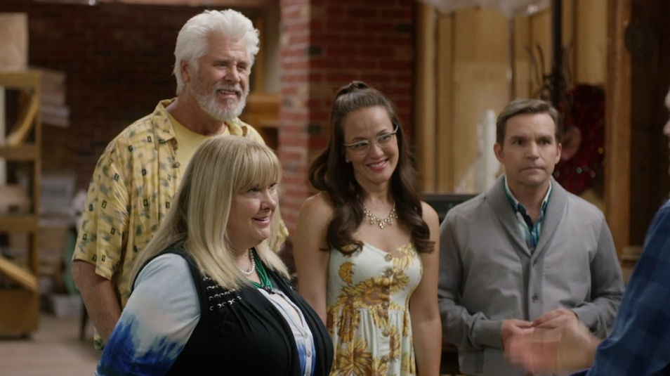 Sunny, Bill, Rita and Norman in Signed, Sealed, Delivered: Home Again