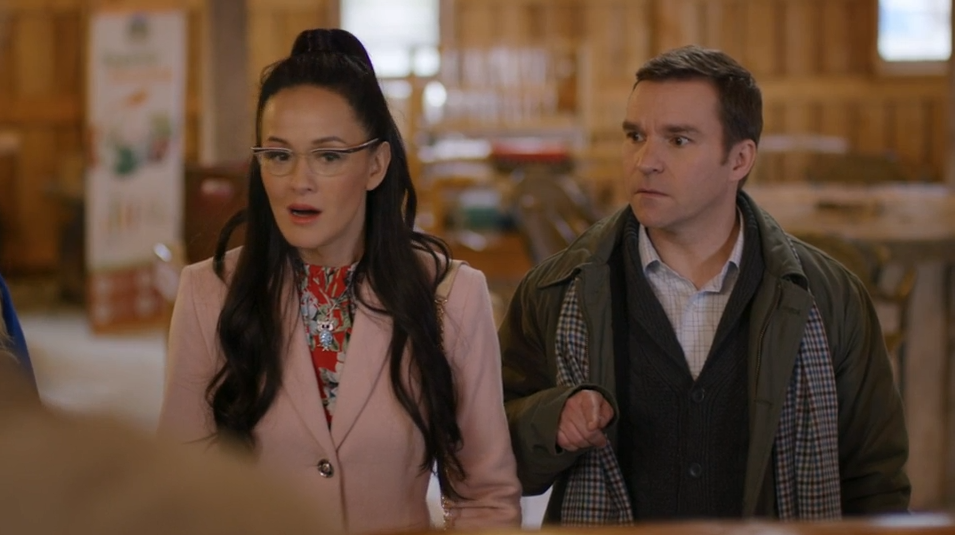 Crystal Lowe and Geoff Gustafson in Signed, Sealed, Delivered: To The Altar