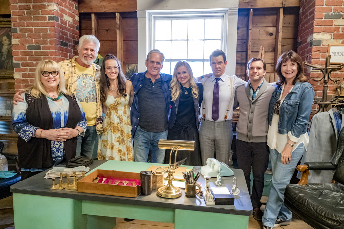 The cast of Signed, Sealed, Delivered: Home Again with Martha