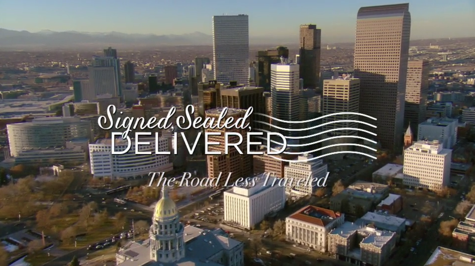 Signed, Sealed, Delivered: The Road Less Traveled Title Card 