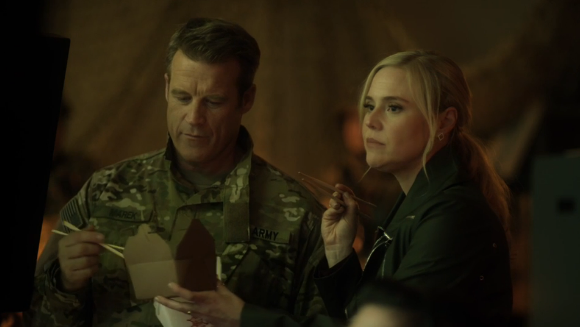 Kristin Booth and Mark Valley in Signed, Sealed, Delivered: Higher Ground