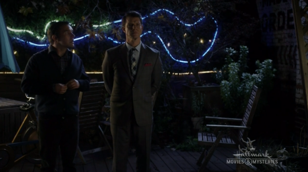 Geoff Gustafson as Norman Dorman and Eric Mabius as Oliver O'Toole in Signed, Sealed, Delivered: Higher Ground