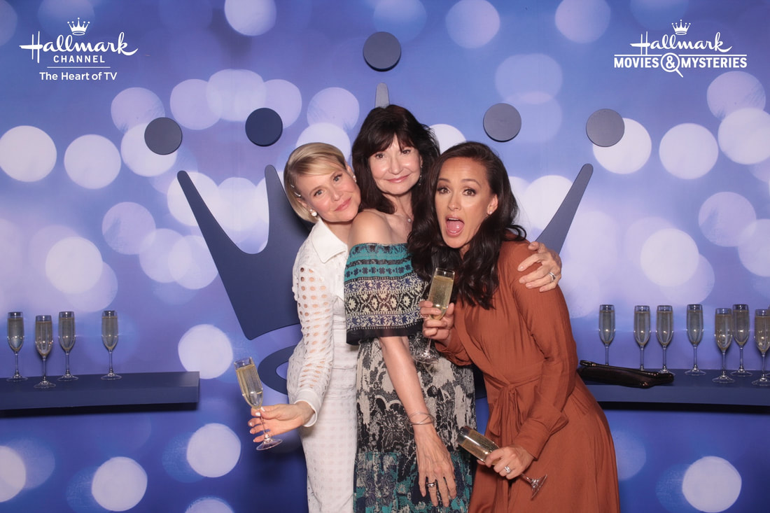 Kristin Booth, Martha Williamson and Crystal Lowe at Hallmar Channel's Summer Television Critics Association Event 2019